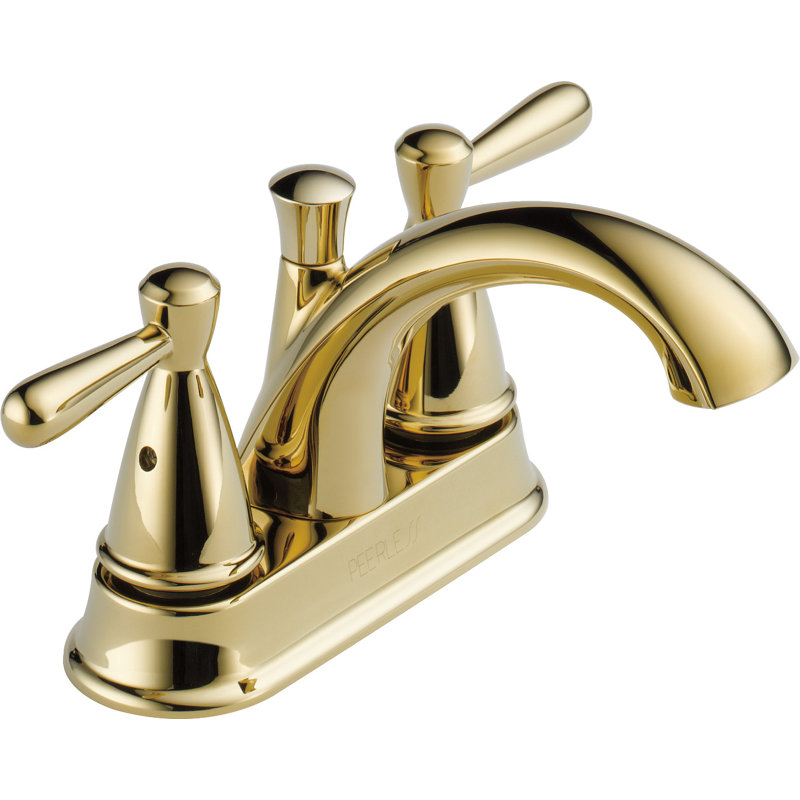 2-handle Bathroom Faucet, Polished Bronze
