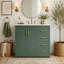 Meuble-lavabo de salle de bain de 76 cm (30 po) avec lavabo en céramique, cadre en bois, armoire de rangement autoportante avec 3 tiroirs et portes à fermeture douce-1847907232-1847907233