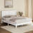 Farmhouse Wood Bed Platform with Headboard-2140697812-2140697813