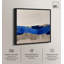 "Méandre", forme I, impression murale sur toile par Art Remedy, cadre noir, 30 x 30-78689460-78689458