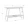 Ailani 47” Wood and Console Table with Shelf