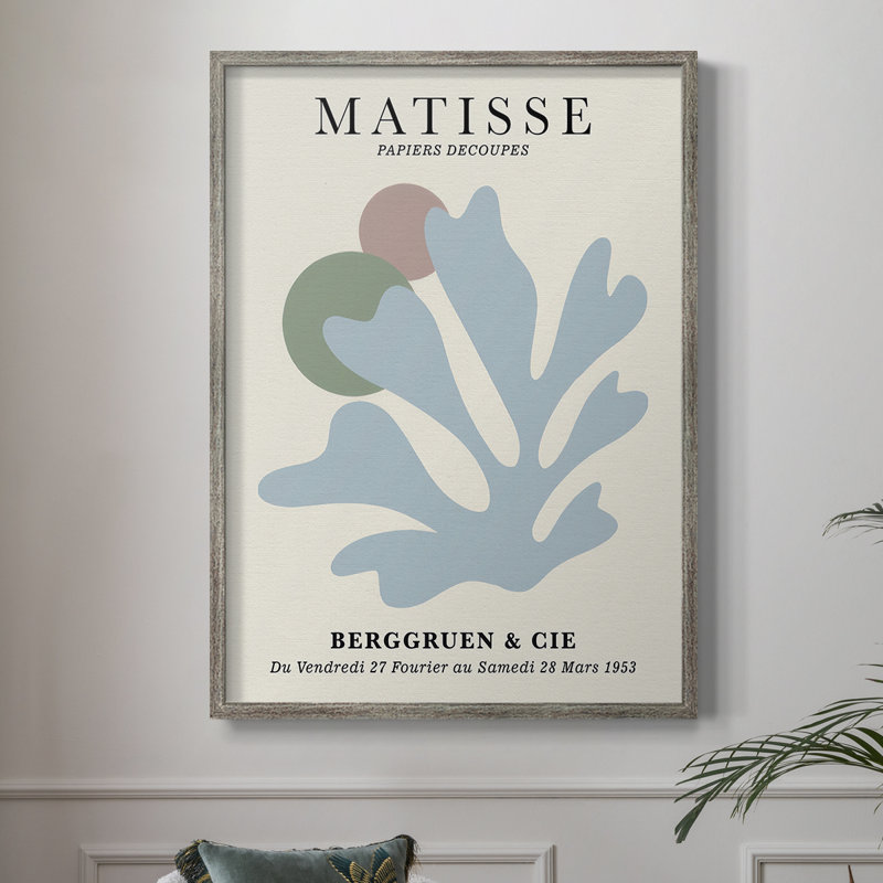 Matisse CLxxxiii, reproduction encadrée - bois massif, H 11 po x l 9 po