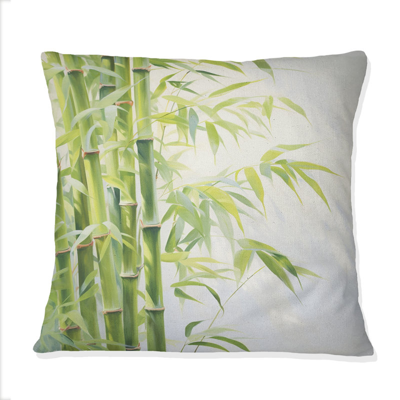 Bamboo Romantic Dream VI - Bamboo Printed Throw Pillow