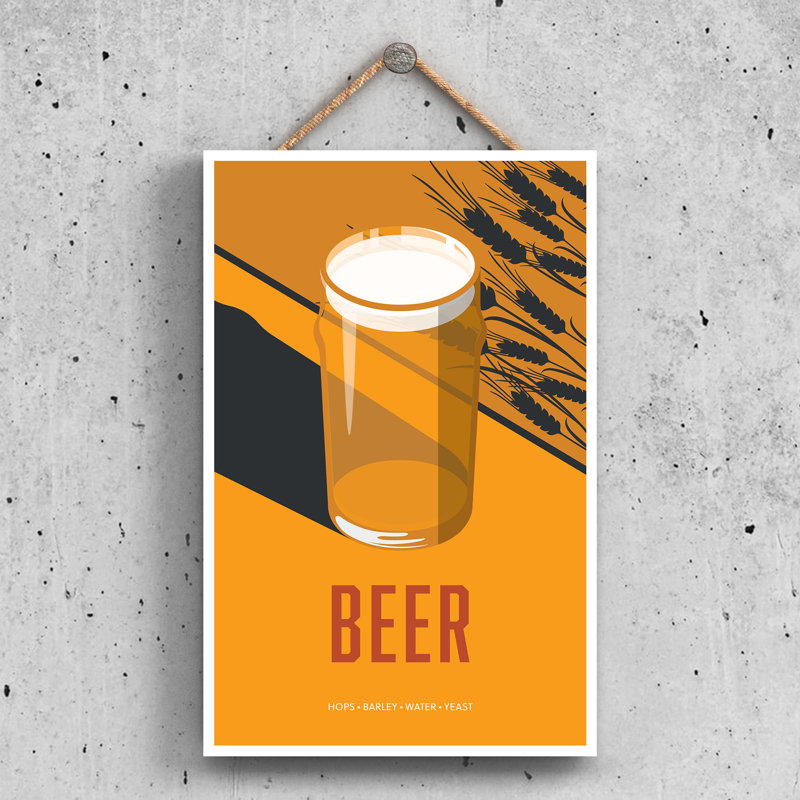 Handmade Food & Beverage Wall Decor on Wood