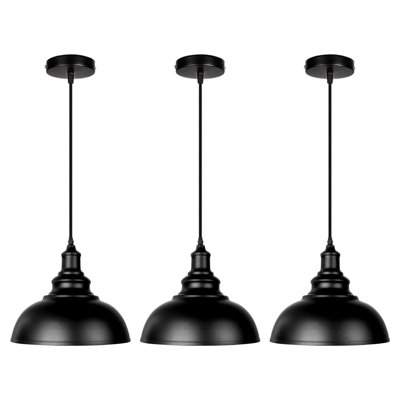 - Light Matte Black Single Pendant