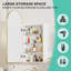 Aishwarya Vintage Arched Bathroom Mirror Cabinet 40x80cm, 4 Shelf