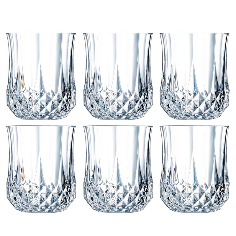 Longchamp 230ml Crystal Drinking Glass, 6
