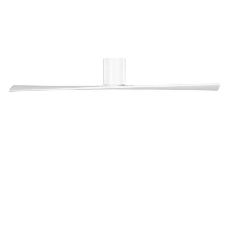 Plank Smart 60 Hugger Ceiling Fan, Matte White