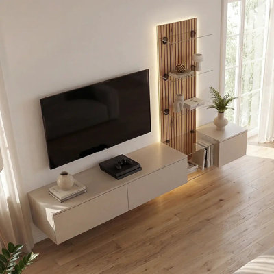 Unfinished for TVs up to 70"