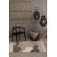 Rectangle 180 cm x 120 cm Striped Cotton Hand Tufted Area Rug