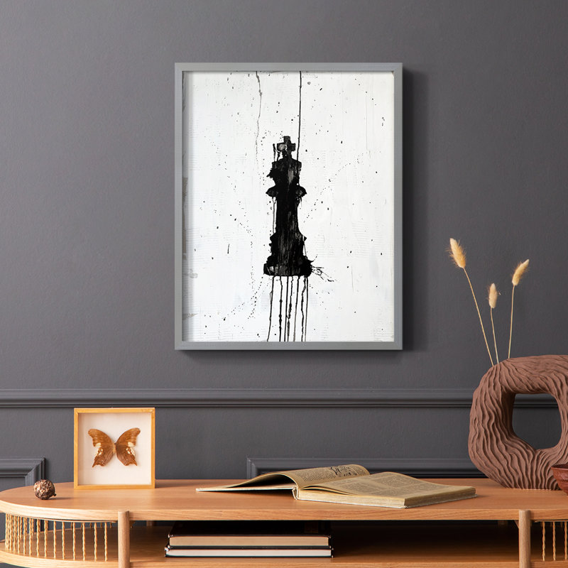 Rehearsal I Framed Print - Solid Wood, 10" H x 8" W, Gray Single Picture Framed