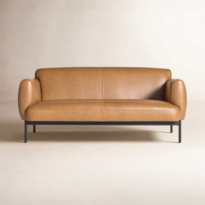 Puff Puff Genuine Leather Sofa