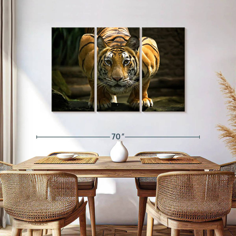 Fearless Tiger, 36" H x 57" W