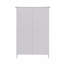 Armoire de rangement blanche, armoire de plancher avec tablettes réglables et tiroirs blancs