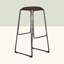 Marunouchi Upholstered Counter Stool with Metal Frame-24825569