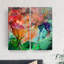 « Painted Petals LXI » par Tristan Scott - Ensemble de deux reproductions d'art graphique sur toile-23990999-103282082-107083922