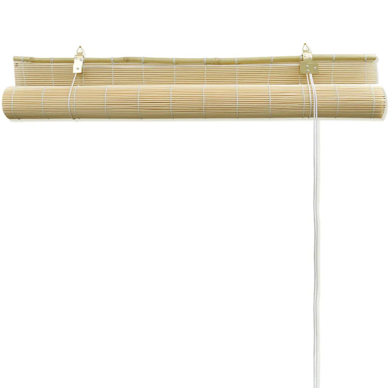 Room Darkening Roller Shade, Natural Brown, 160cm L x 140cm W