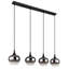 Azavian 4 - Light Black Kitchen Island Pendant