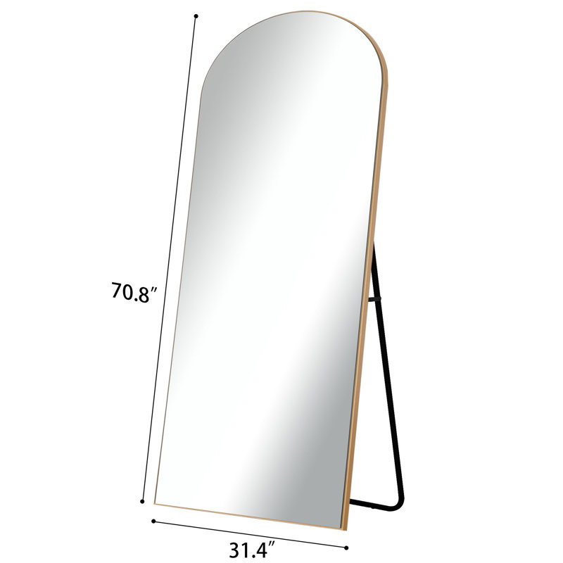 Miroir Kirssy, Doré, 71 po x 31 po