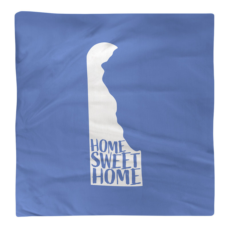 Serviette de delaware, Bleu, l 10 po x P 10 po, Coton