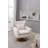 360-Degree Swivel Accent Chair with a Pillow-2073398136