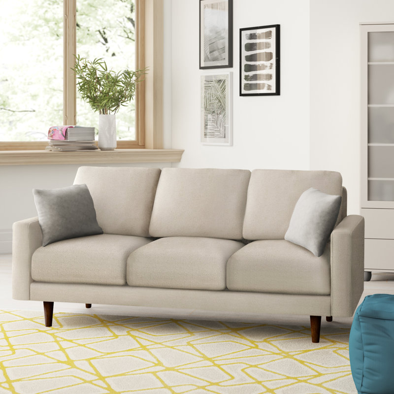 Canapé à accoudoirs carrés Craigmont, Beige, H 33,1 po x l 71,7 po x P 31,7 po