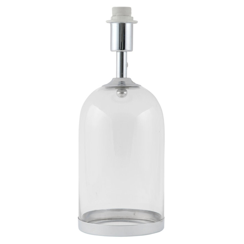 Axelrad Glass Table Lamp, Polished Chrome