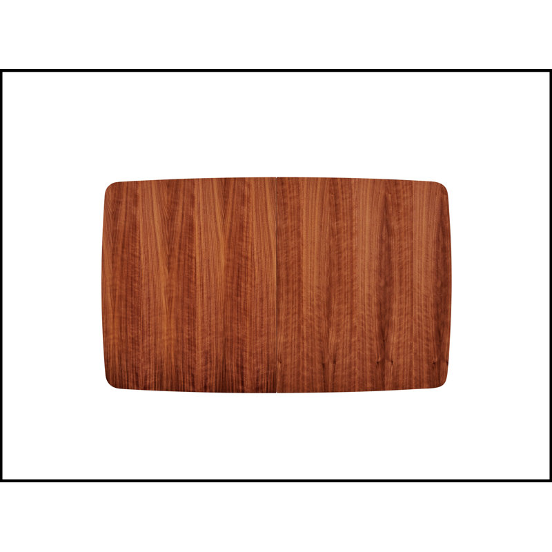 Ensemble de salle à manger 5 pièces avec table extensible et chaises confortables au fini naturel et noir Lanae, parfait pour les réunions de famille et les intérieurs modernes.