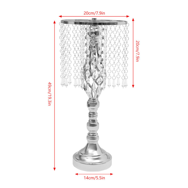 Toiles de fond et enseignes, H 19,3 po x l 7,9 po x P 7,9 po, Argent