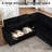 Boneless Sectional Sleeper Sofa With Pull Out Bed, Modular Corner Sofa With Storage, Sectional Couches For Living Room, Convertible Sofa Bed For Living Room, Bedroom And Apartment-682175064