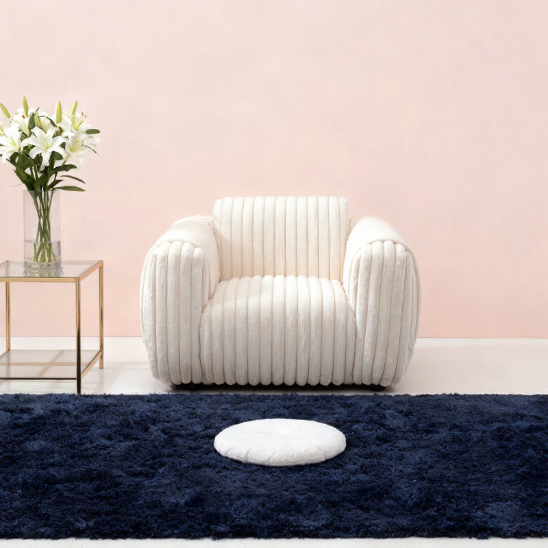 Chaise d'appoint moderne, blanc