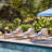 Delphi Outdoor Eucalyptus Wood Chaise Lounge-1812333367