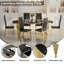 9 Pieces Luxury Dining Room Table Set-551247425