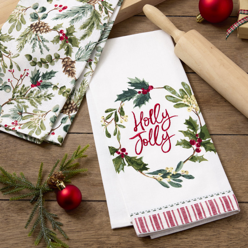  Holly Jolly Dishtowel Set/2