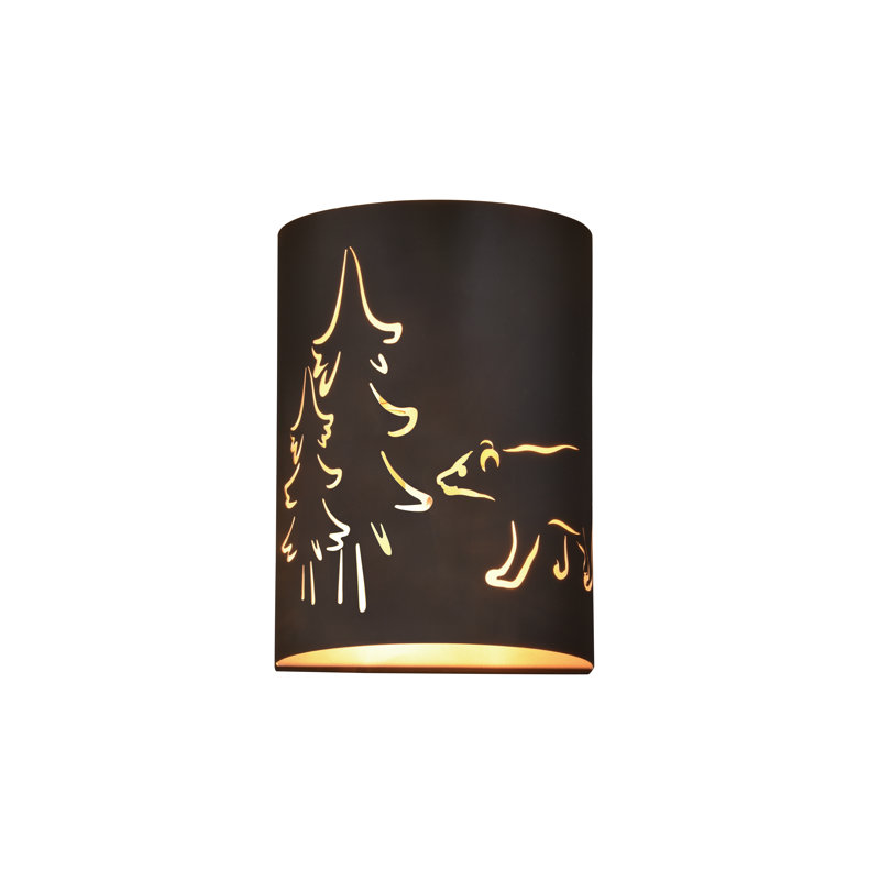 Pakswith Steel Flush Mounted Sconce