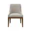 Chaise de salle à manger rembourrée, ensemble de 2