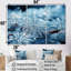 «Sunrise Snowflake Tranquility V - Winter Landscape», art mural-1382284930-1382284935