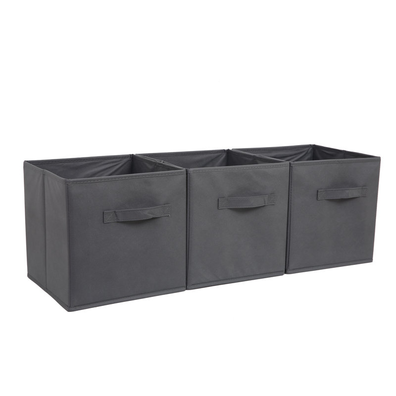 Bacs de rangement pliables, Gris