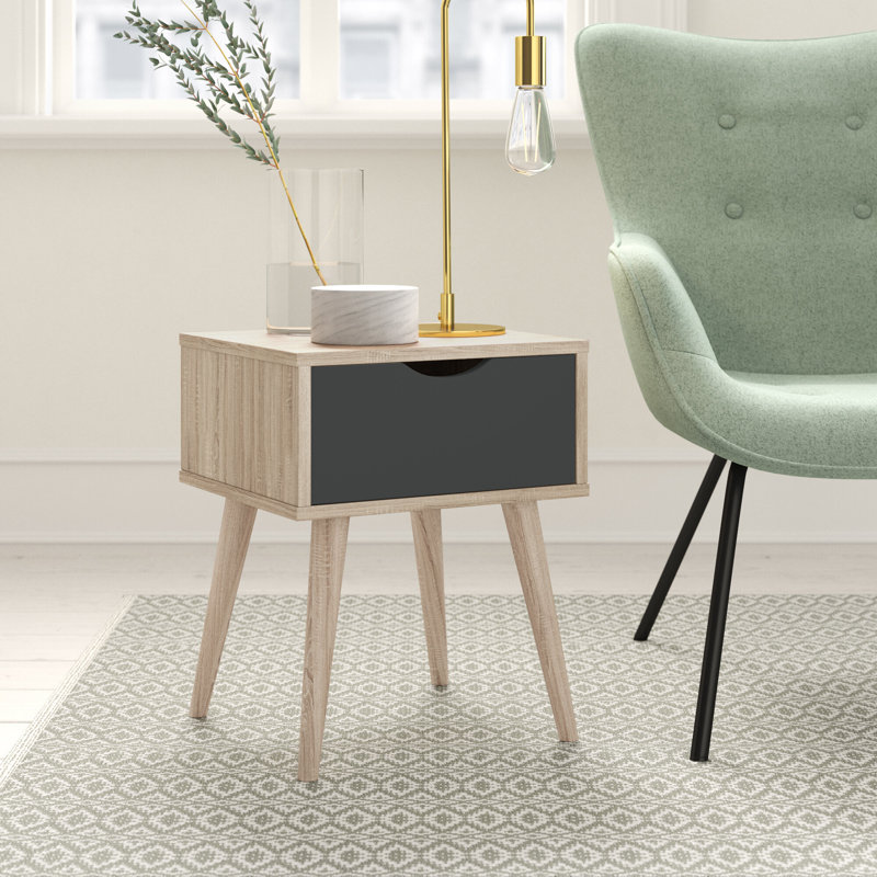 Caroline End Table, Grey