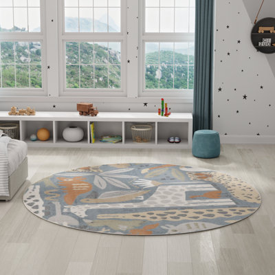Tapis multicolore lavable à la machine Maycon