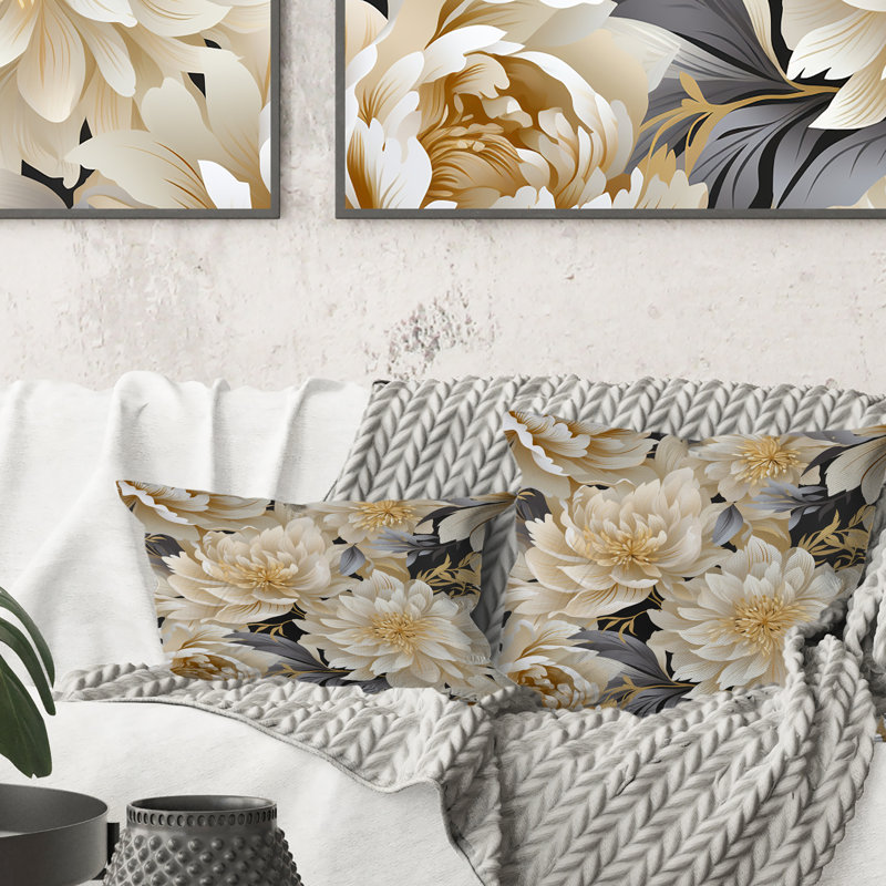 Coussin Beige, H 18 po x l 18 po