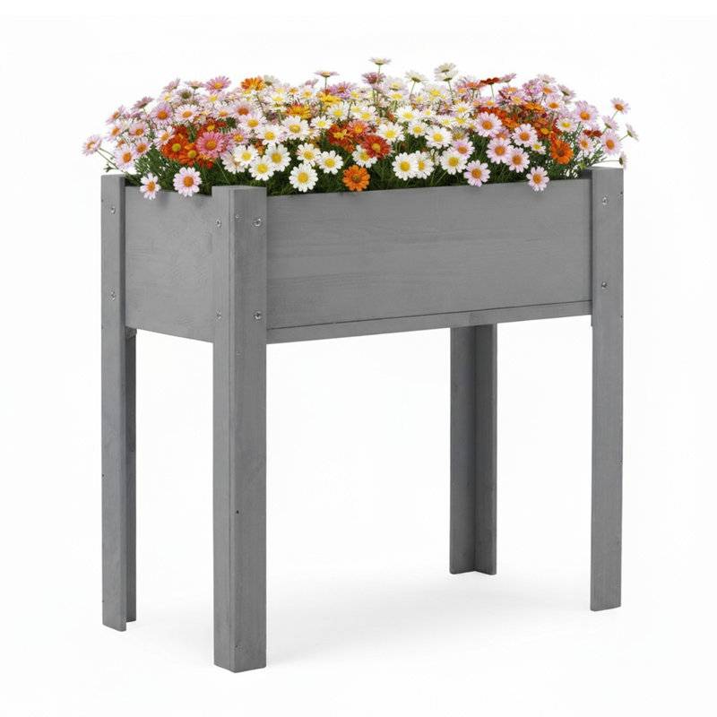 Lit de jardin surélevé en bois
