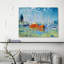 Red Boats At Argenteuil by Claude Monet - Wrapped Canvas Painting-363067122