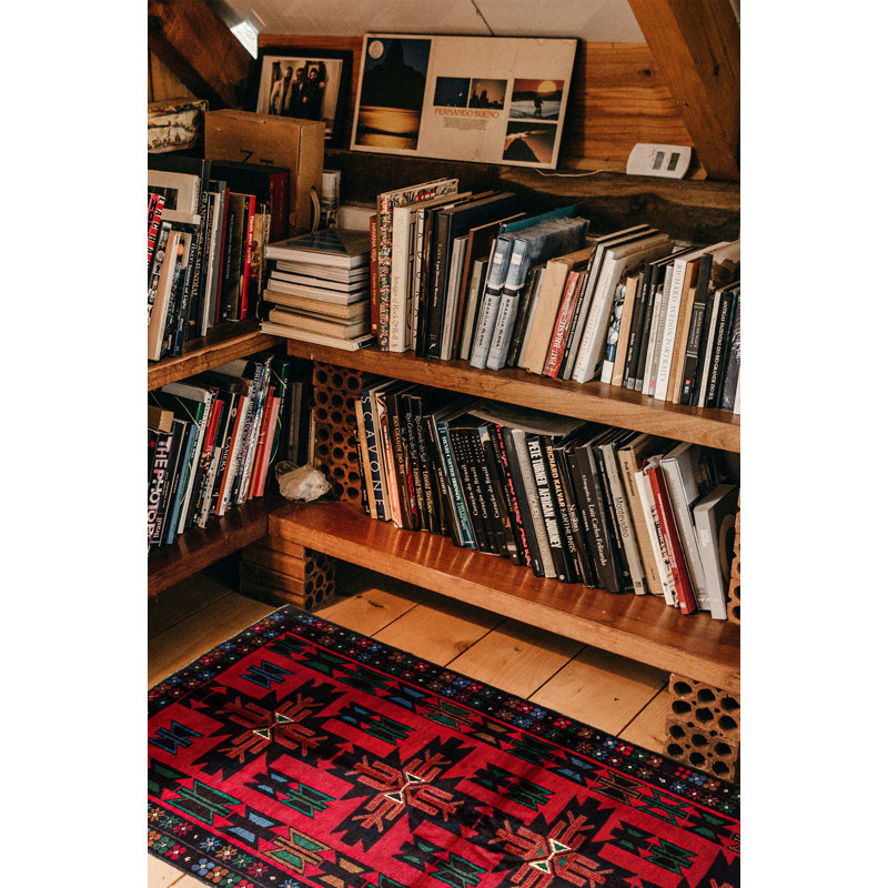 Rizbaft Red Rug 3'5" x 5'9"