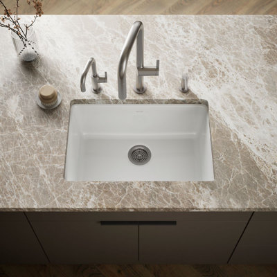 IronTones Kohler 27" L x 18.75" W Dual Mount Kitchen Sink