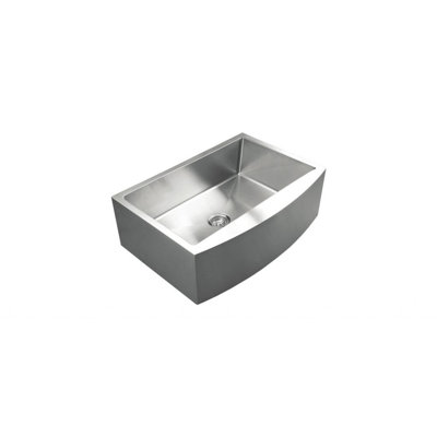 Ukinox 510mm W Single Bowl Stainless Steel Undermount Kitchen Sink