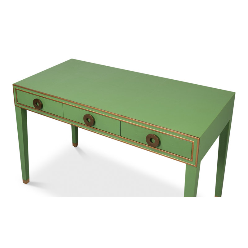 Shagreen Writing Desk, Green