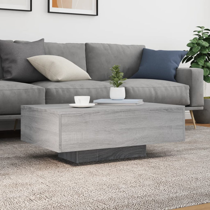 Cueto Four Leg Coffee Table, Grey Sonoma