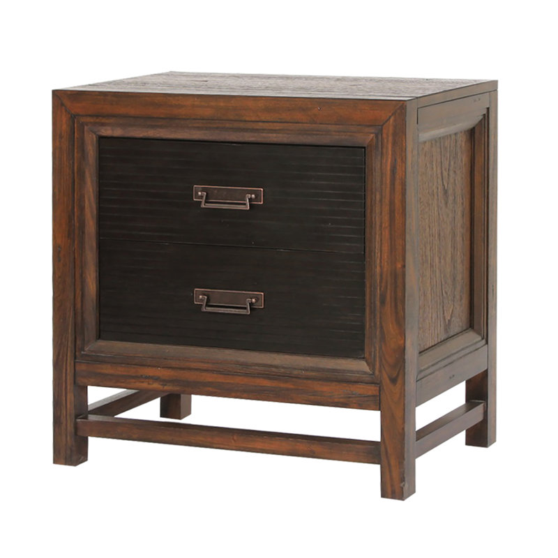 Table de chevet en bois massif Dinahlee
