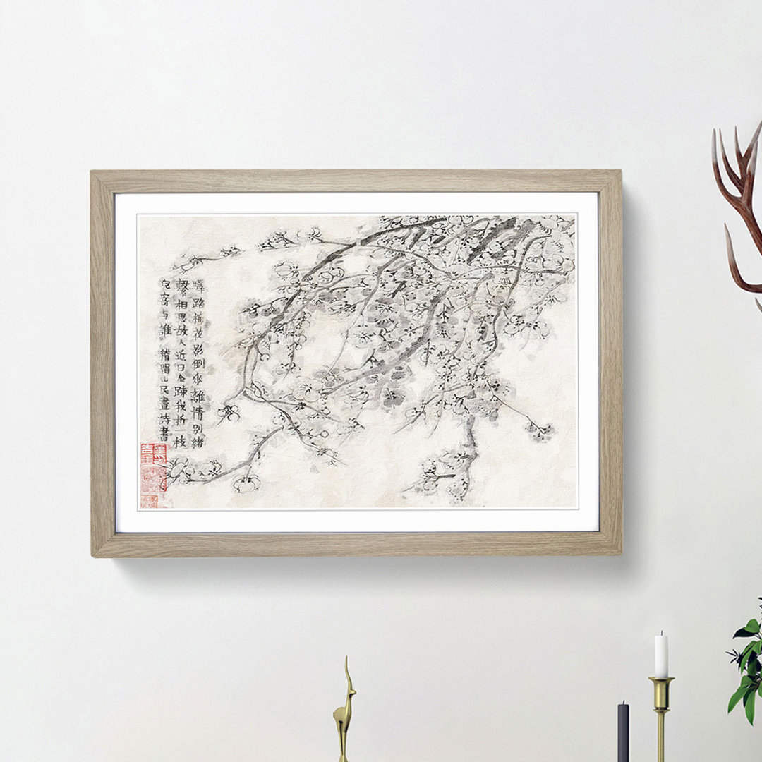 Plum Blossoms Vol.7 by Jin Nong - Picture Frame Painting Print